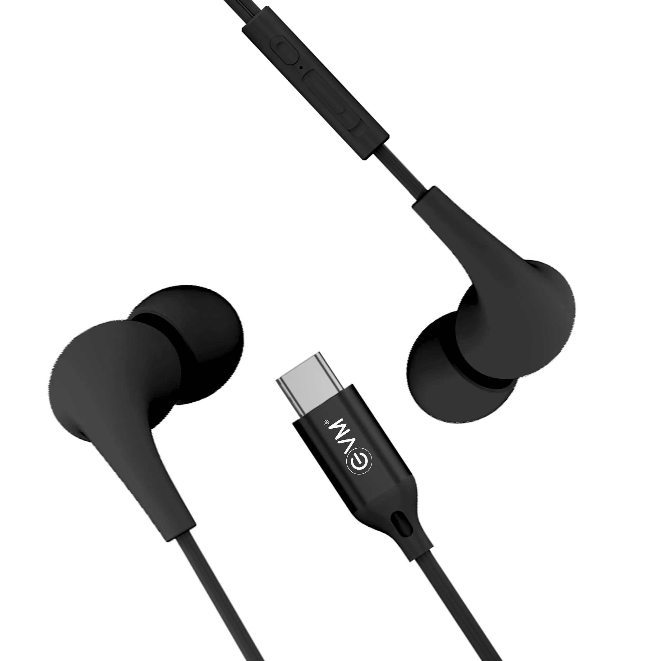 EVM Type-C Earphone (EVM-HF-01) Black view 2